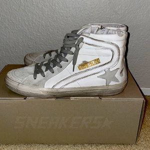 Golden Goose Slide (distressed) Sneakers